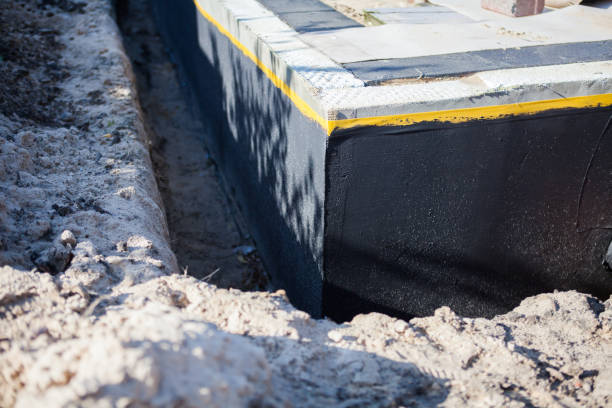 Residential Wet Basement Repair installation at a Wharton, OH home by SJ Waterproofing Pros