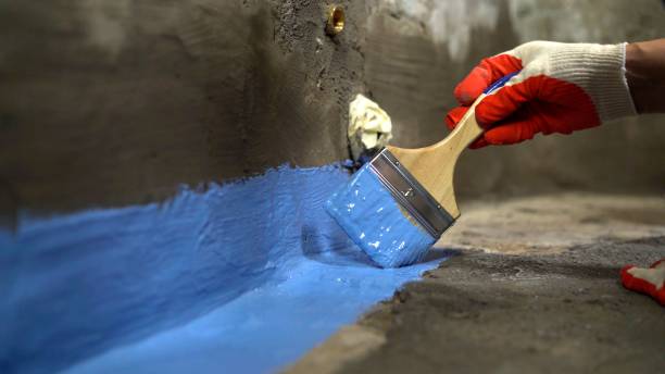 Commercial Wet Basement Repair project at a Wharton, OH business property by SJ Waterproofing Pros